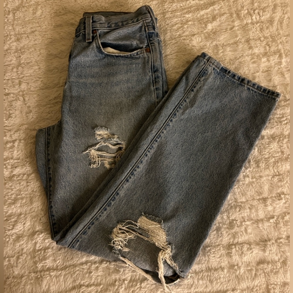 Levi’s 501 90’s Ripped Women’s Jeans - Light Wash